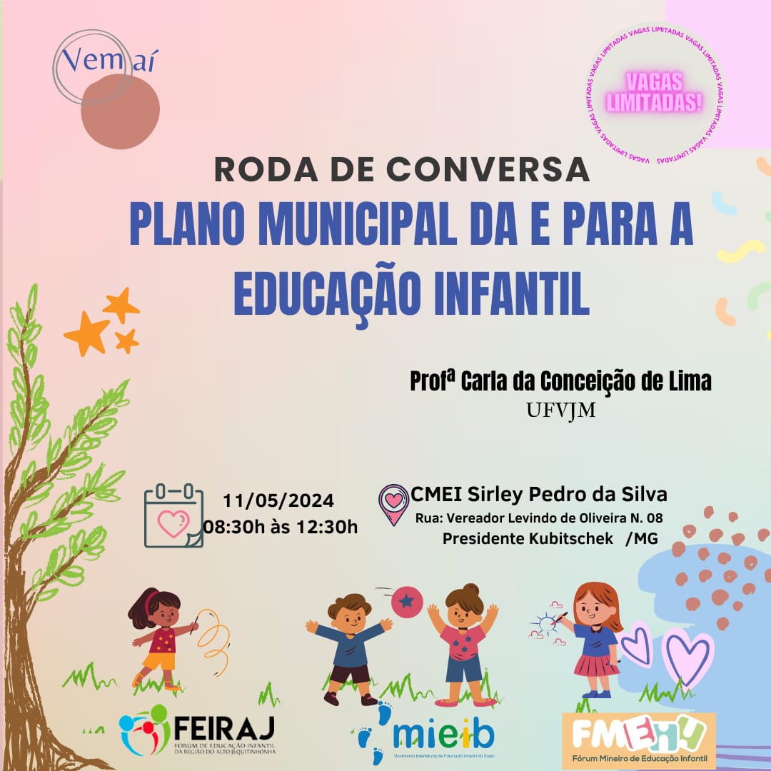RODA DE CONVERSA - PLANO MUNICIPAL DA E PARA A EDUCAÇÃO INFANTIL